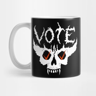 Death Metal Vote Monster Shirt Mug